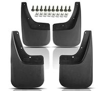 YHTAUTO Mud Flaps Splash Guards Fits GMC Sierra 1500 (Limited), Sierra 2500/3500 HD, with Single Rear Wheel Model, Mudguards Mudflaps Accessories for Trucks with Hardware Kit, Front & Rear 4Pcs Set