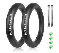 YHTSPORT Manguera de 14 pulgadas 14 x 1,75 - 2,125 AV 32 mm, 47/57-254, 2 unidades 14 x 1,75 14 x 1,90 14 x 1,95 14 x 2,0 14 x 2,10 14 x 2,125 Puroso/conducción eléctrica Manguera de rueda