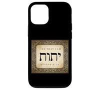 YHVH Soy el Que Soy Éxodo 3 14 Nombre de Dios a Moisés Hebreo Carcasa para iPhone 12/12 Pro