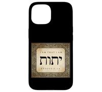 YHVH Soy el Que Soy Éxodo 3 14 Nombre de Dios a Moisés Hebreo Carcasa para iPhone 15