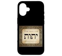 YHVH Soy el Que Soy Éxodo 3 14 Nombre de Dios a Moisés Hebreo Carcasa para iPhone 16
