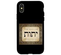 YHVH Soy el Que Soy Éxodo 3 14 Nombre de Dios a Moisés Hebreo Carcasa para iPhone X/XS