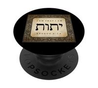 YHVH Soy el Que Soy Éxodo 3 14 Nombre de Dios a Moisés Hebreo PopSockets PopGrip Adhesivo