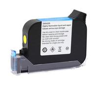 YHweZRvmW Cartucho de Tinta para Impresora portátil 2588+ 2588 2588+M, impresión ecosolvente de Secado rápido, Altura de 12,7mm, Compatible con Impresora portátil(1pcs Yellow)