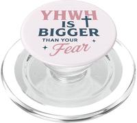 YHWH es más Grande Que tu fe Cruzada de Miedo PopSockets PopGrip para MagSafe