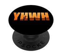 YHWH - Tetragrammaton Nombre Hebreo de Dios Yahvé Fe PopSockets PopGrip Adhesivo