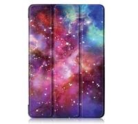 YHX - Funda para Huawei MediaPad M3 Lite 10 BAH-W09 BAH-AL00 de 10.1 pulgadas, piel sintética, función atril, funda protectora para Huawei MediaPad M3 Lite 10.0 BAH-L09 Smart Slim Light Tri-Fold