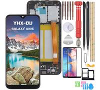 YHX-OU 5,8 Pulgadas LCD para Samsung Galaxy A20e Juego de de Pantalla Táctil Digitalizador y Herramientas de Instalación (Negro + Marco)