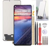 YHX-OU 6.43'' Negro TFT Pantalla LCD para OPPO A94 5G CPH2211 LCD Display Asamblea Pantalla Táctil Completa Reemplazo de Pantalla + Herramienta