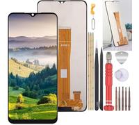 YHX-OU 6,5 Pulgadas LCD para Samsung Galaxy A12 Nacho A127F SM-A127F SM-A127M SM-A127U Juego de de Pantalla Táctil Digitalizador y Herramientas de Instalación (Negro)