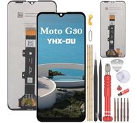 YHX-OU 6.50'' Negro Pantalla LCD para Motorola Moto G30 XT2129-1 XT2129-2 LCD Display Asamblea Pantalla Táctil Completa Reemplazo de Pantalla + Herramienta