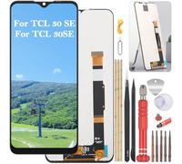 YHX-OU 6.52'' Negro Pantalla LCD para TCL 30 SE TCL 30SE 6165H 6156H1 6165A 6165A1 LCD Display Asamblea Pantalla Táctil Completa Reemplazo de Pantalla + Herramienta