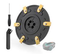 YHX-OU 6 Cuchillas y Discos de Corte para Gardena Sileno Minimo 250, 300 y 500 m²/Husqvarna Automower Aspire cortacéspedes robóticos,Accesorios para Gardena (Herramienta para Cambio de Cuchillas)