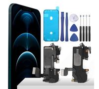 YHX-OU Altavoz de auriculares de 6,7 pulgadas para iPhone 12 Pro Max Altavoz Buzzer repuestos altavoz reemplazo + adhesivo impermeable + herramienta