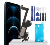 YHX-OU Altavoz para iPhone 12/12 Pro Repuesto Timbre del Zumbador Compatible iPhone 12/12 Pro Auriculares Loud Speaker con Herramientas + Adhesivo Resistente al Agua