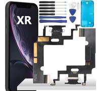 YHX-OU Conector de Carga para iPhone XR Puerto de Carga de Repeusto Compatible con iPhone XR A2105 A1984 Placa de Carga Dock Connector Cable Flex con Herramientas + Adhesivo Impermeable