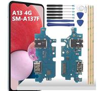 YHX-OU Conector de Carga para Samsung Galaxy A13 SM-A137F SM-A137F/DSN SM-A137F/DS Puerto de Carga + Herramienta de Instalación