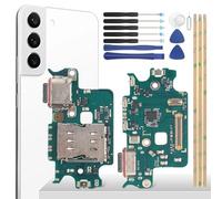 YHX-OU Conector de carga para Samsung Galaxy S22 5G SM-S901B, SM-S901B/DS Dock Connector Port Charger Micro Audio Jack Flex Cable + Herramienta de instalación