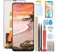 YHX-OU Pantalla LCD de repuesto para Oppo A38 CPH2579 de 6.56 pulgadas, pantalla LCD de repuesto de cristal LCD + 1 protector de pantalla + herramientas