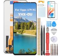 YHX-OU Pantalla LCD para OPPO A79 5G CPH2553 CPH2557 LCD Display para OPPO A79 5G Pantalla Táctil de Repuesto LCD de Cristal Digitalizador + 1 Protector de Pantalla + Herramientas