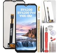 YHX-OU Para Blackview BV6200 Pro Pantalla Reemplazo para Blackview BV6200 Pro Pantalla Táctil LCD Digitalizador de Repuest Asamblea con Herramientas de Reparación(Negro)