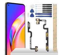 YHX-OU Para OPPO A94 4G CPH2203 Power Button Player Power Flex Cable Digital, Power ON Off Control de Volumen, Botones Laterales Flat Flex Interna Circuito Interruptor Interruptor Interruptor