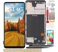YHX-ou para Samsung Galaxy A51 4G SM-A515F A515F/N A515U pantalla táctil completa LCD con chasis de repuesto con protector de pantalla y herramientas de 6.5" Incell Touch Screen
