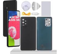 YHX-OU Tapa de Batería de Reemplazo para Samsung Galaxy A52 5G Galaxy A52s 5G Tapa Trasera para Samsung Galaxy A52 5G Galaxy A52s 5G Cubierta Bateria con Herramientas(Negro)