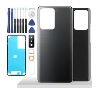 YHX-OU Tapa de Batería de Reemplazo para Xiaomi 11T 5G/11T Pro 5G Tapa Trasera para Xiaomi 11T 5G/11T Pro 5G Cubierta Bateria con Lente de Cámara + Herramientas(Gris)