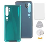 YHX-OU Tapa de Batería para Xiaomi Mi Note 10 Mi Note 10 Pro Mi CC9 Pro Repuesto de la Carcasa Trasera y Herramienta de Instalación (Verde)