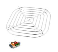 YHX-OU Vaporera de Acero Inoxidable para Ninja CRISPi FN101, Accesorio para freidora Ninja Crispi, SUS304 Rejilla Vapor para Recipiente de Vidrio Ninja CRISPi de 3,8 l, Apto para lavavajillas