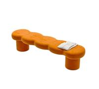YHxFlux Banco de Entrada Taburete de Cama for Dormitorio, Banco Noche, Zapatos Cuero, Descanso for guardarropa, Largo, for sofá para Pasillo(Orange)