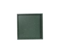 YHxFlux Bandejas para macetas Palet de riego Plantas imitación Cemento, macetero Cuadrado for Interior y Exterior con bandejas Goteo para jardineras(Green,XL)
