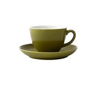 YHxFlux Exquisito Taza de café gran capacidad cerámica multicolor 310ML, marca for el hogar, taza for beber en la oficina, té Fácil de limpiar(Green)
