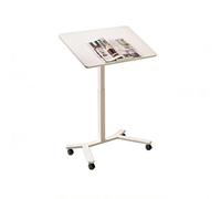 YHxFlux Mesa de Centro Moderna Pneumatic Lift Table Computer Desk Bedside Mobile Study Standing with Wheels para el Dormitorio