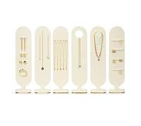 YHxFlux Torre para joyas Conjunto de soporte for collar y pendientes con organizador joyas Soporte