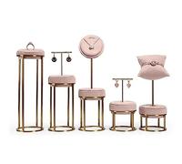 YHxFlux Torre para joyas Soporte de exhibición joyería con conjunto busto combinado terciopelo Soporte