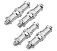 YHXiXi Adaptador de trípode de tornillo roscado macho de 1/4 a 3/8 pulgadas, adaptador de tornillo roscado de metal, adaptador de tornillo roscado, perno de espiga para soporte de luz de estudio,