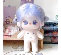 YHYQiFei 20cm plush doll with Skeleton,Cute Anime Cotton dolls,8 inch,Soft Stuffed Dress Up Doll,Collection Gift (O)