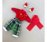 YHYQiFei bjd - Ropa de muñeca de 1/6 de 11.8 pulgadas, ropa de Navidad, accesorios de ropa de muñeca articulados, muchos estilos hechos a mano (F)