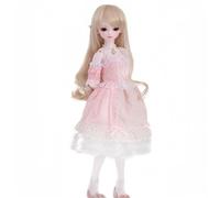 YHYQiFei Muñeca Bjd de 1/4 de 16 pulgadas, muñeca de anime, muñeca SD hecha a mano, figura de acción coleccionable, decoración de escritorio para el hogar y juego de regalo (H)