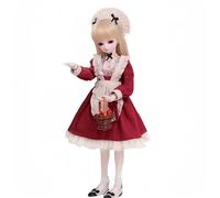 YHYQiFei Muñeca Bjd de 1/4 de 16 pulgadas, muñeca de anime, muñeca SD hecha a mano, figura de acción coleccionable, decoración de escritorio para el hogar y juego de regalo (G)