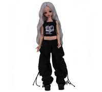 YHYQiFei Muñeca Bjd de 1/4 de 16 pulgadas, muñeca de rótula de anime, muñeca SD hecha a mano, figura de acción coleccionable, decoración de escritorio para el hogar y juego de regalo (C)