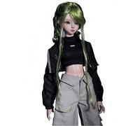 YHYQiFei Muñeca Bjd de resina de 1/4, muñeca de anime, muñeca SD hecha a mano, figura de acción coleccionable, decoración de escritorio para el hogar y juego de regalo (F)