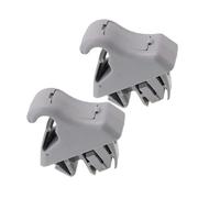 yhyttr 1 par de clips de retención for parasol de coche, Compatible for Mitsubishi, Pajero 2001-2006 MR779704 MR779705. Clip de soporte para parasol(Gray)