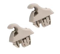 yhyttr 1 par de clips de retención for parasol de coche, Compatible for Mitsubishi, Pajero 2001-2006 MR779704 MR779705. Clip de soporte para parasol(Beige)