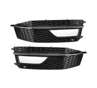 yhyttr 1 par de cubiertas for rejilla luz antiniebla delantera coche, Compatible for A4 B8 SLine S4 2012-2015 rejilla de luz antiniebla de la fascia delantera