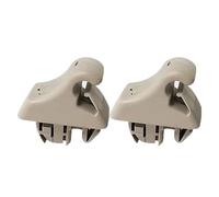 yhyttr 1 soporte for parasol, Compatible for Pajero V90 MR779704, clip for panel solar, Montero V70, gancho Pinin H60 H70 V60 V80, beige o gris Clip de soporte para parasol(2XBeige)