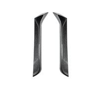 yhyttr 2 alerones laterales traseros for VW, Compatible for T-ROC SUV A11 MK1 R R-Line TSI TDI. Tira decorativa del alerón lateral de la ventana trasera(Carbon Look)