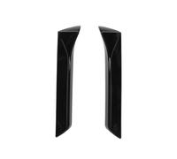 yhyttr 2 molduras exteriores for alerón lateral de ventana trasera, Compatible for SEAT, LEON 5F FR Mk3 MK3.5 2013-2021 Tira decorativa del alerón lateral de la ventana trasera(Black)
